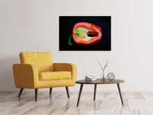 Laden Sie das Bild in den Galerie-Viewer, Leinwandbild Rote Paprika