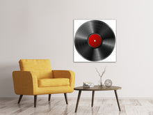 Laden Sie das Bild in den Galerie-Viewer, Leinwandbild Retro Schallplatte