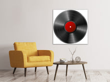Laden Sie das Bild in den Galerie-Viewer, Leinwandbild Retro Schallplatte