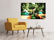 Laden Sie das Bild in den Galerie-Viewer, Leinwandbild Taxi Fantasie