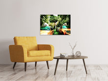 Laden Sie das Bild in den Galerie-Viewer, Leinwandbild Taxi Fantasie