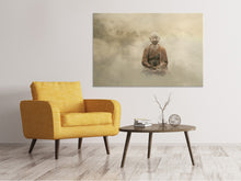 Laden Sie das Bild in den Galerie-Viewer, Leinwandbild Buddha im nebulösen Licht