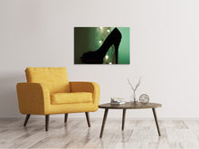 Laden Sie das Bild in den Galerie-Viewer, Leinwandbild Schwarzer High Heel