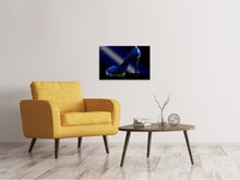 Laden Sie das Bild in den Galerie-Viewer, Leinwandbild Der blaue High Heel