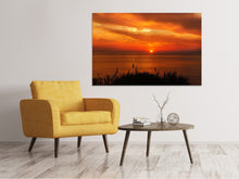 Laden Sie das Bild in den Galerie-Viewer, Leinwandbild Friedliche Abendstimmung am Meer