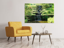 Laden Sie das Bild in den Galerie-Viewer, Leinwandbild Design Wasserfall