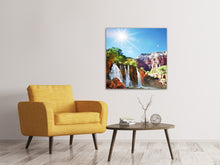 Laden Sie das Bild in den Galerie-Viewer, Leinwandbild Fantastischer Wasserfall