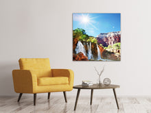 Laden Sie das Bild in den Galerie-Viewer, Leinwandbild Fantastischer Wasserfall