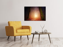 Laden Sie das Bild in den Galerie-Viewer, Leinwandbild Herbst im Wald