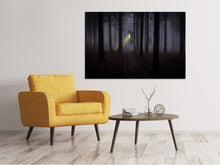 Laden Sie das Bild in den Galerie-Viewer, Leinwandbild Nebel im Wald