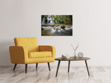 Laden Sie das Bild in den Galerie-Viewer, Leinwandbild Achtung Wasserfälle