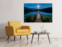 Laden Sie das Bild in den Galerie-Viewer, Leinwandbild Eine Nacht bei Vollmond