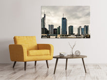 Laden Sie das Bild in den Galerie-Viewer, Leinwandbild Skyline Frankfurt Deutschland