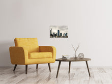 Laden Sie das Bild in den Galerie-Viewer, Leinwandbild Skyline Frankfurt Deutschland
