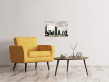 Laden Sie das Bild in den Galerie-Viewer, Leinwandbild Skyline Frankfurt Deutschland