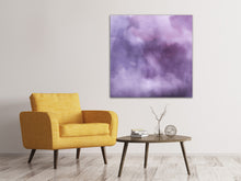 Laden Sie das Bild in den Galerie-Viewer, Leinwandbild Aquarell in lila