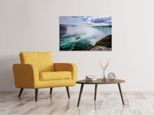 Laden Sie das Bild in den Galerie-Viewer, Leinwandbild Action am Wasserfall