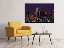 Laden Sie das Bild in den Galerie-Viewer, Leinwandbild Nachts in Dallas