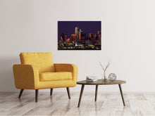 Laden Sie das Bild in den Galerie-Viewer, Leinwandbild Nachts in Dallas