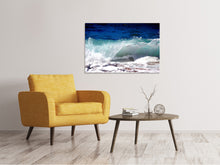 Laden Sie das Bild in den Galerie-Viewer, Leinwandbild Kraftvolle Brandung