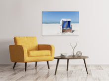 Laden Sie das Bild in den Galerie-Viewer, Leinwandbild Strandkorb 271