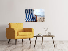 Laden Sie das Bild in den Galerie-Viewer, Leinwandbild Der eigene Strandkorb