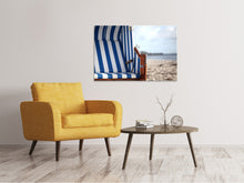 Laden Sie das Bild in den Galerie-Viewer, Leinwandbild Der eigene Strandkorb