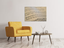 Laden Sie das Bild in den Galerie-Viewer, Leinwandbild Die Musiknoten