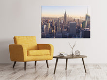 Laden Sie das Bild in den Galerie-Viewer, Leinwandbild New York bei Sonnenaufgang