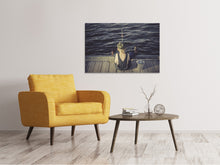 Laden Sie das Bild in den Galerie-Viewer, Leinwandbild Ein kleiner Fischer