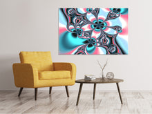 Laden Sie das Bild in den Galerie-Viewer, Leinwandbild Fraktale Kunst