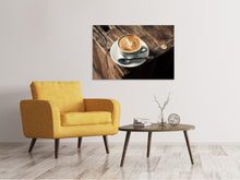 Laden Sie das Bild in den Galerie-Viewer, Leinwandbild Mein Cappuccino