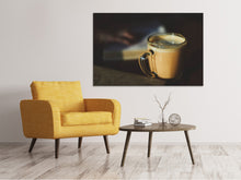 Laden Sie das Bild in den Galerie-Viewer, Leinwandbild Milch-Kaffee