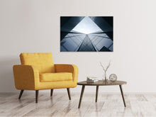 Laden Sie das Bild in den Galerie-Viewer, Leinwandbild Architektur aus Glas