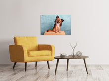 Laden Sie das Bild in den Galerie-Viewer, Leinwandbild Typisch Chihuahua