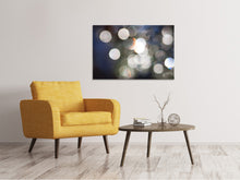 Laden Sie das Bild in den Galerie-Viewer, Leinwandbild Abstrakte Lichterpunkte
