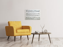 Laden Sie das Bild in den Galerie-Viewer, Leinwandbild Musik Noten