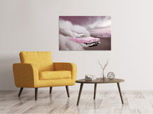 Laden Sie das Bild in den Galerie-Viewer, Leinwandbild Oldtimer im Wüstensand