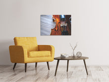 Laden Sie das Bild in den Galerie-Viewer, Leinwandbild Close up Violine