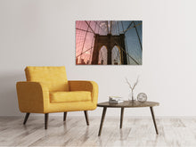 Laden Sie das Bild in den Galerie-Viewer, Leinwandbild Brooklyn Bridge Close up