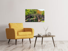 Laden Sie das Bild in den Galerie-Viewer, Leinwandbild Alte Holz Brücke