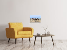 Laden Sie das Bild in den Galerie-Viewer, Leinwandbild 3 Pferde in der Natur