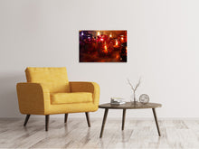 Laden Sie das Bild in den Galerie-Viewer, Leinwandbild Windlichter