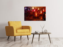 Laden Sie das Bild in den Galerie-Viewer, Leinwandbild Windlichter