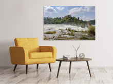 Laden Sie das Bild in den Galerie-Viewer, Leinwandbild Tobender Rheinfall