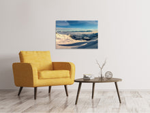 Laden Sie das Bild in den Galerie-Viewer, Leinwandbild Über den Wolken im Schnee