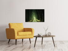 Laden Sie das Bild in den Galerie-Viewer, Leinwandbild Mysteriöser Wald