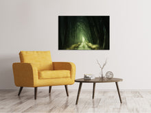 Laden Sie das Bild in den Galerie-Viewer, Leinwandbild Mysteriöser Wald