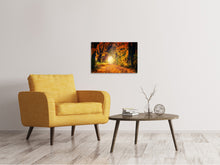 Laden Sie das Bild in den Galerie-Viewer, Leinwandbild Wald Spaziergang