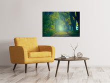 Laden Sie das Bild in den Galerie-Viewer, Leinwandbild Grüner Wald